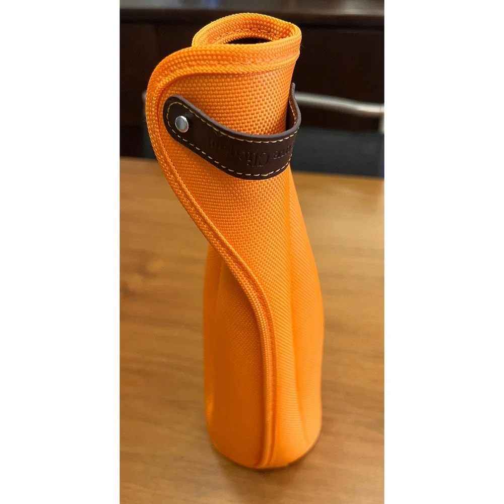 Veuve Clicquot Champagne Bottle Carrier OS Orange Excellent Thermal
